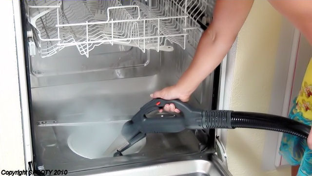 Comment nettoyer un lave-vaisselle avec un nettoyeur vapeur ?